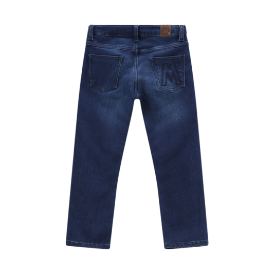 Pantalone fake denim per bambino