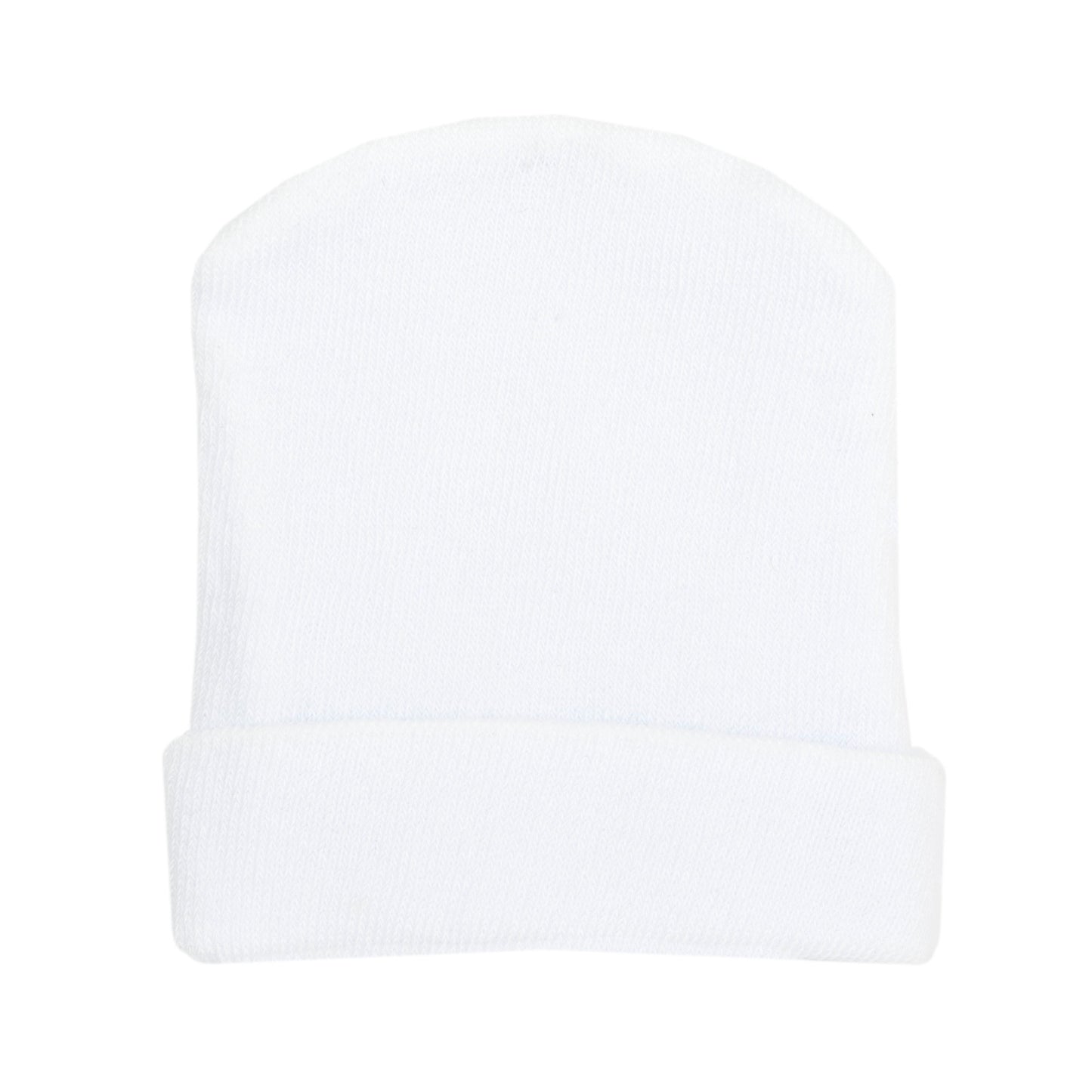Cappello in maglia con risvolto