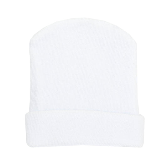 Cappello in maglia con risvolto