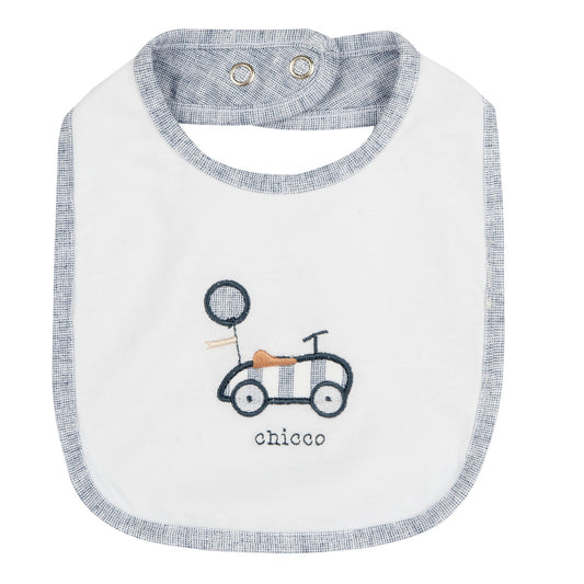 Bavaglino con ricamo neonato