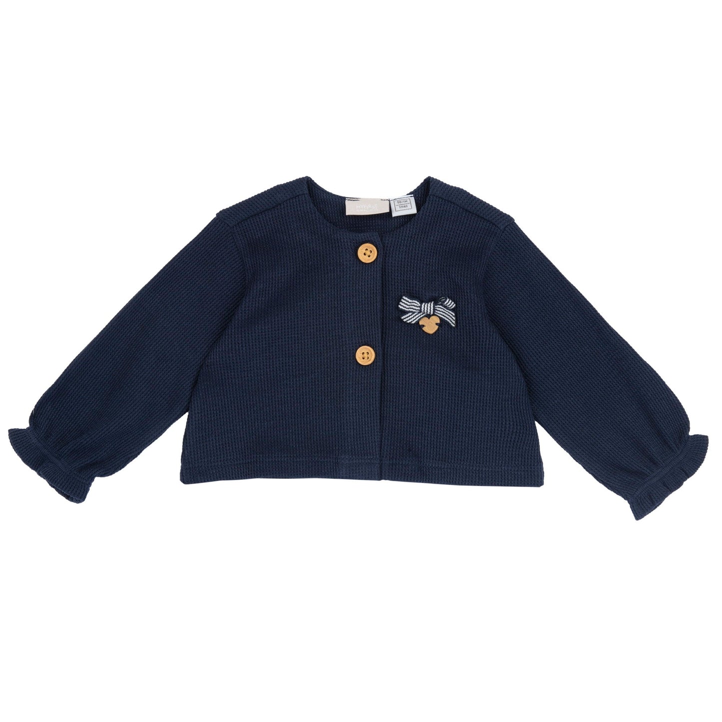 Cardigan manica lunga blu