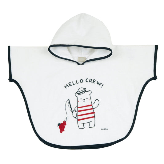 Poncho in spugna bambino