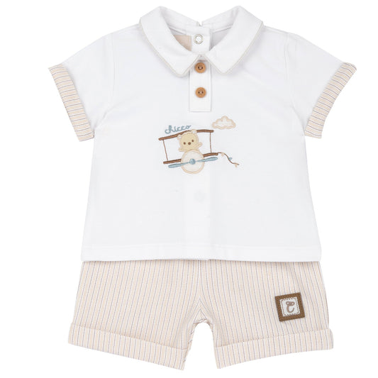 Completo corto polo e pantaloncini