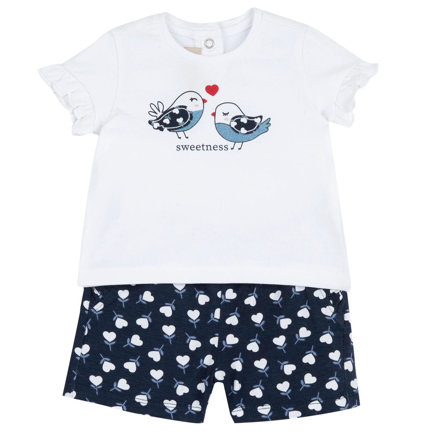 Completo maglietta manica corta con pantaloni corti