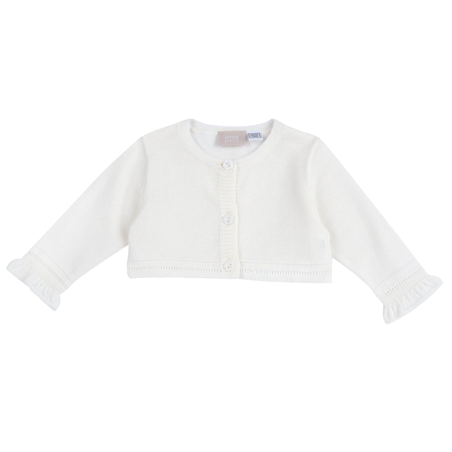 Cardigan in maglia bianco