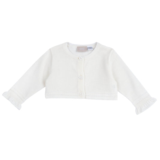 Cardigan in maglia bianco
