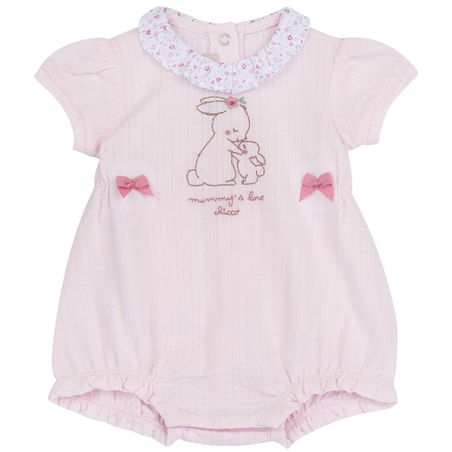 Pagliaccetto coniglietti neonata