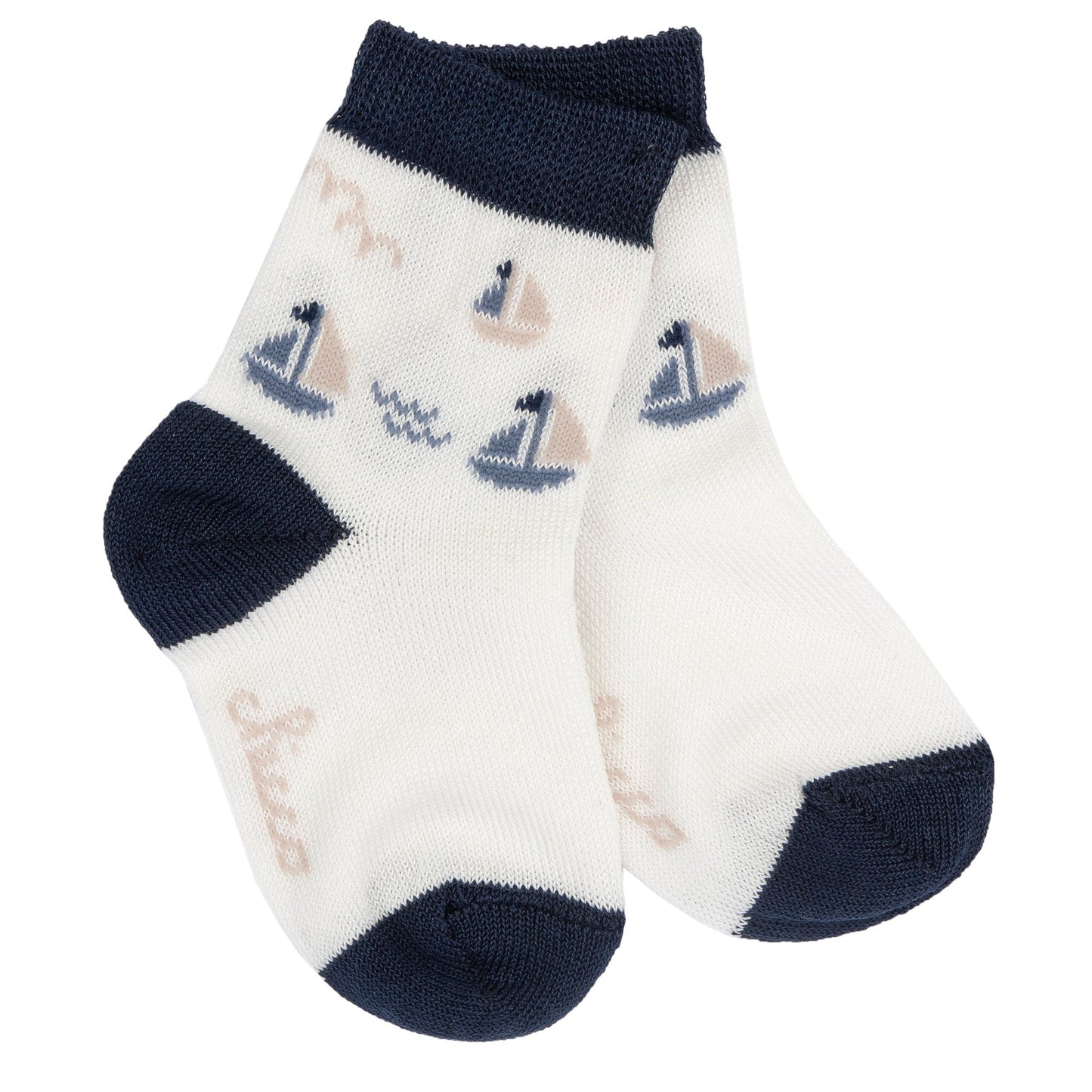 Calze neonato fantasia barchette