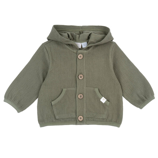Cardigan con cappuccio