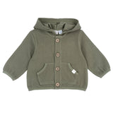 Cardigan con cappuccio