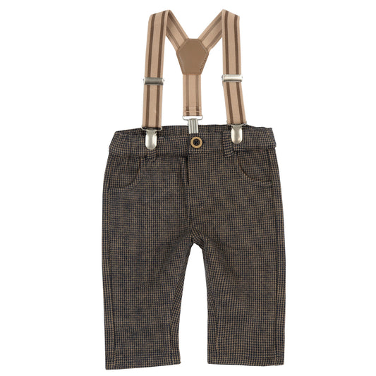 Pantaloni lunghi con bretelle
