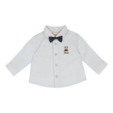 Camicia manica lunga con papillon