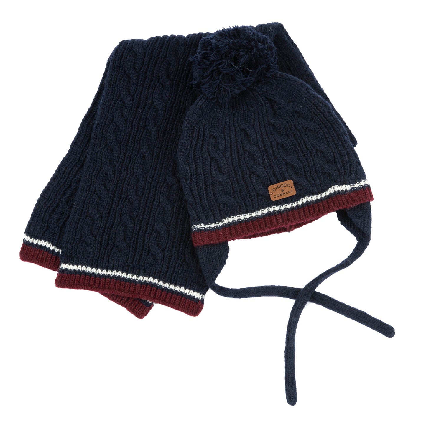 Set cappello con sciarpa