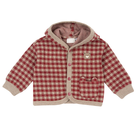 Cardigan con cappuccio
