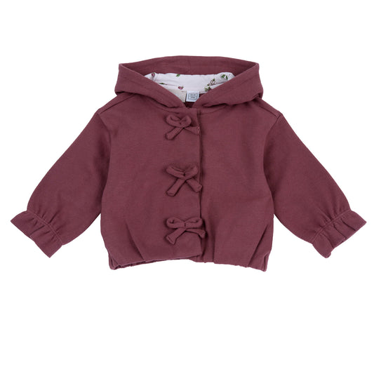 Cardigan con cappuccio