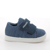 Scarpe da bambino blu con strappi