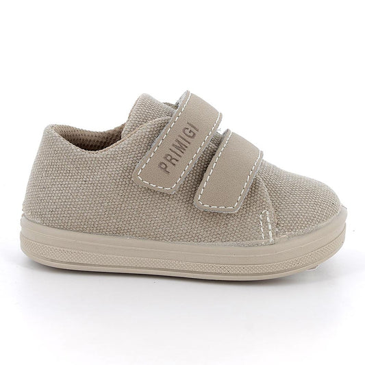 Scarpe da bambino beige con strappi
