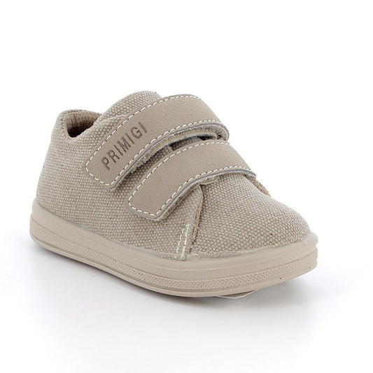 Scarpe da bambino beige con strappi