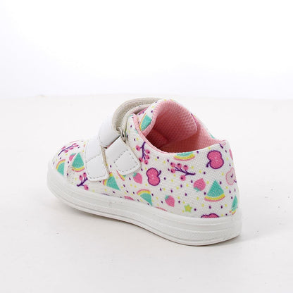 Scarpe da bambina bianco-rosa-acquamarina