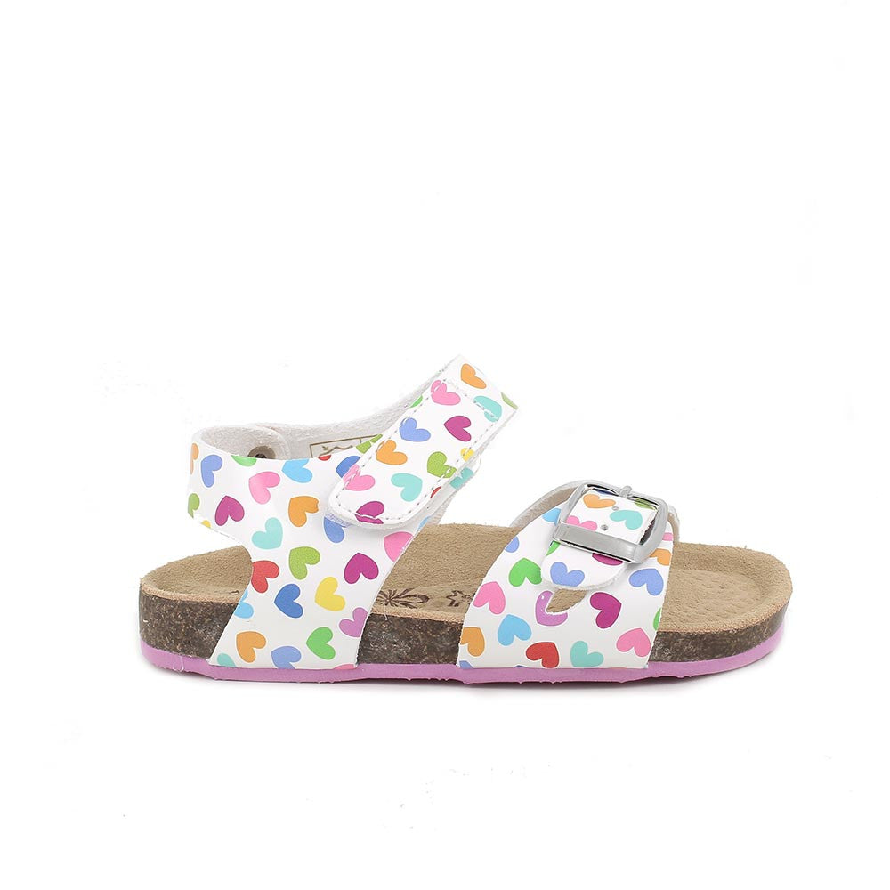 Sandali da bambina fantasia cuori