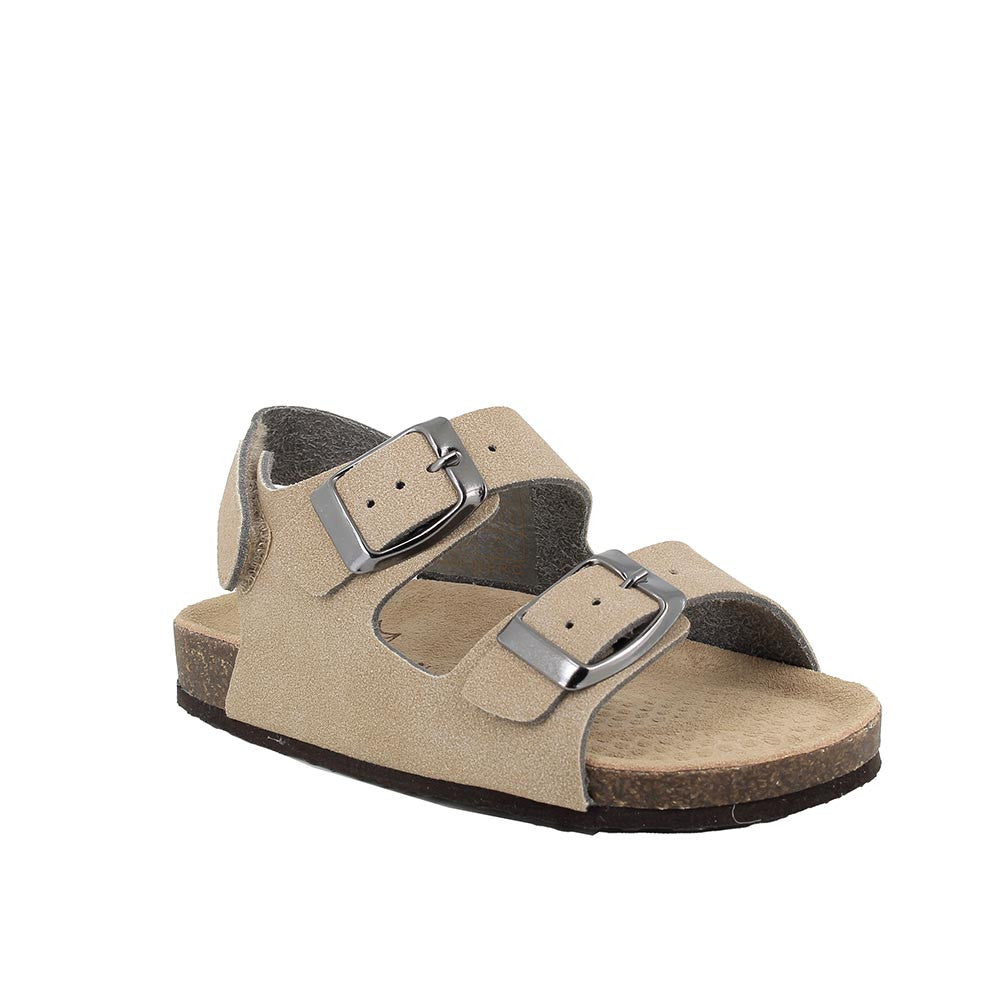 Sandali da bambino beige con strappi