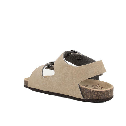 Sandali da bambino beige con strappi