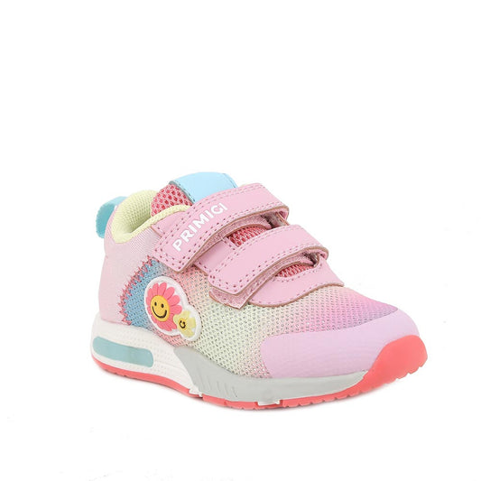 Sneakers da bambina rosa con luci