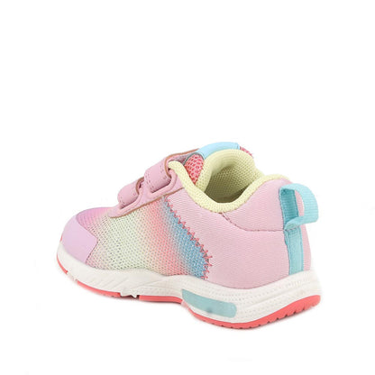 Sneakers da bambina rosa con luci