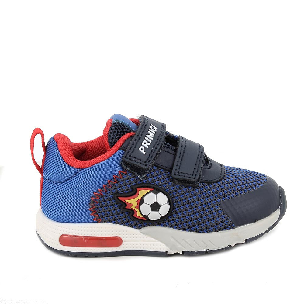 Sneakers da bambino blu con luci