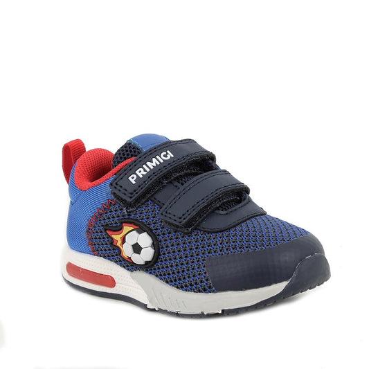 Sneakers da bambino blu con luci