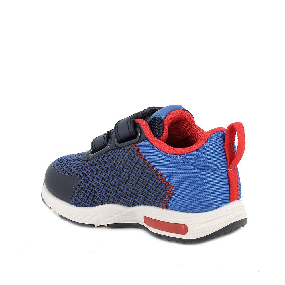 Sneakers da bambino blu con luci