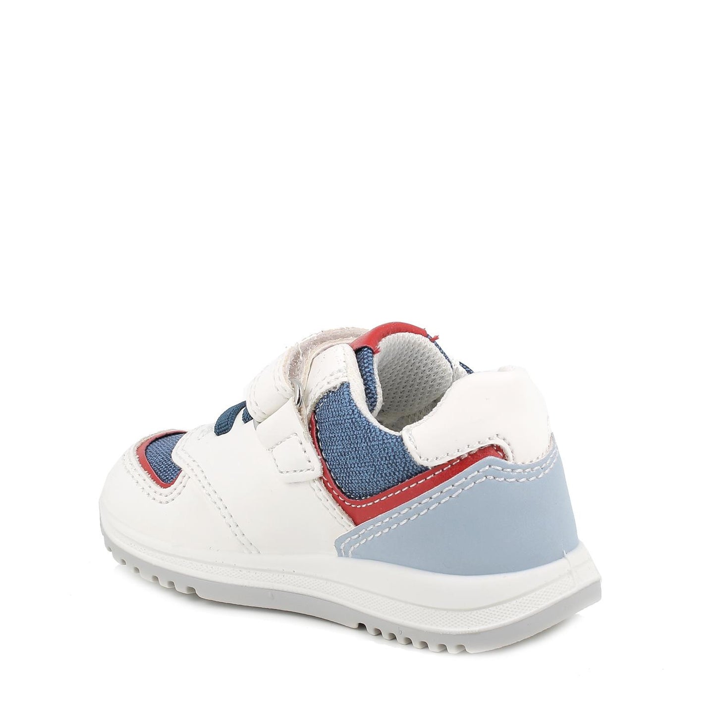Scarpe da bambino bianco-denim