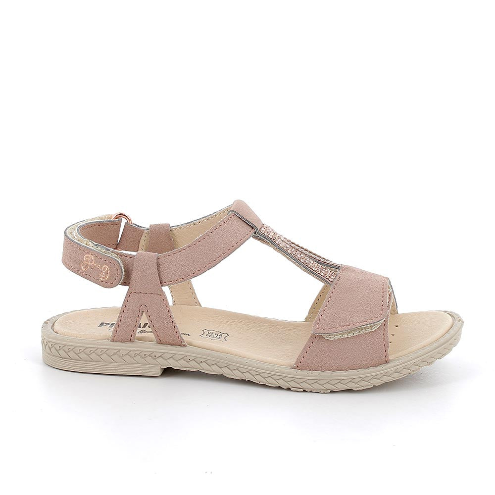 Sandali da bambina rosa antico