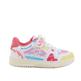 Sneakers da bambina bianco multicolor