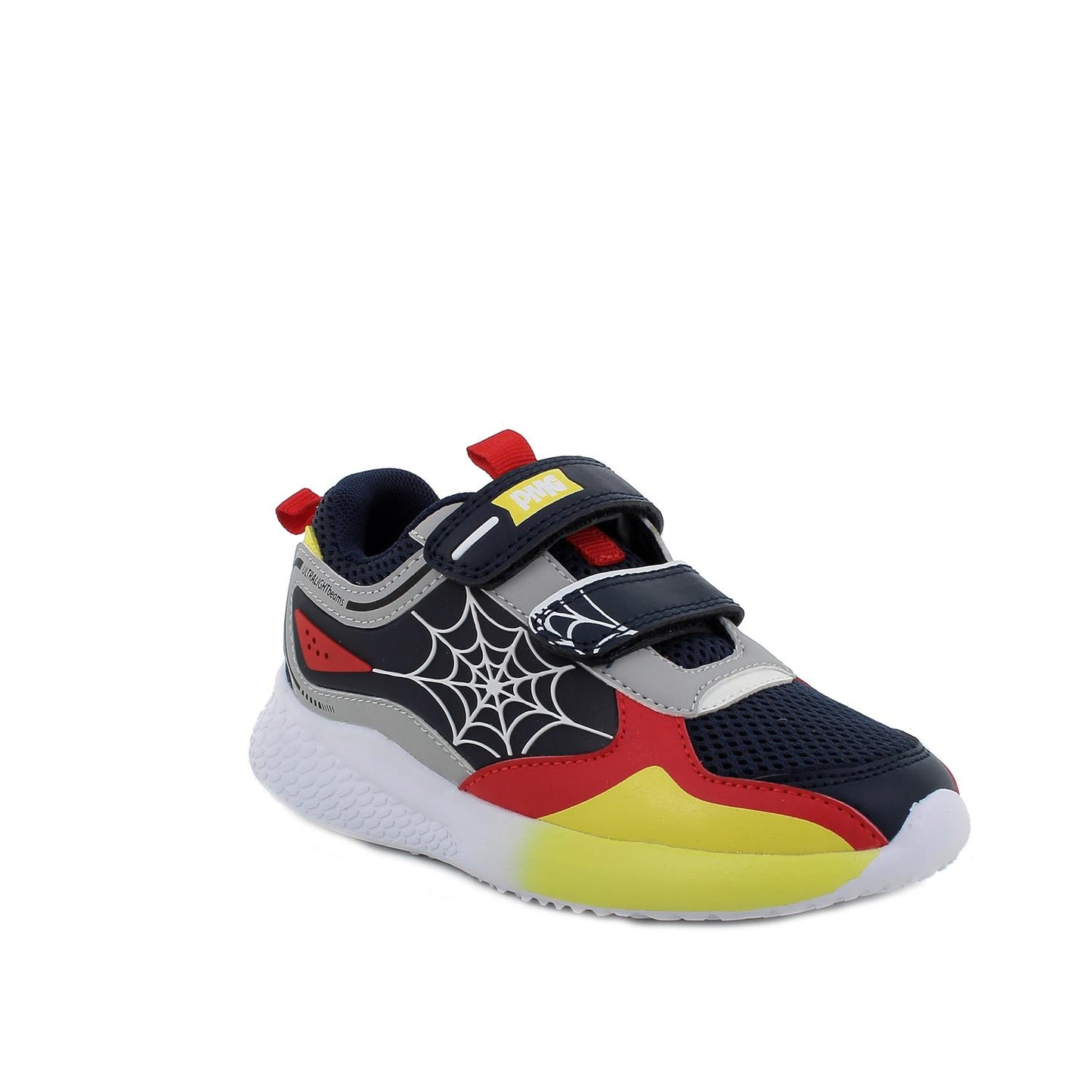 Sneakers da bambino navy-rosso
