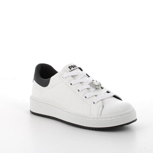Scarpe in pelle da bambina bianco