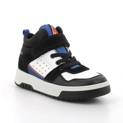 Sneakers da bambino nero-bianco