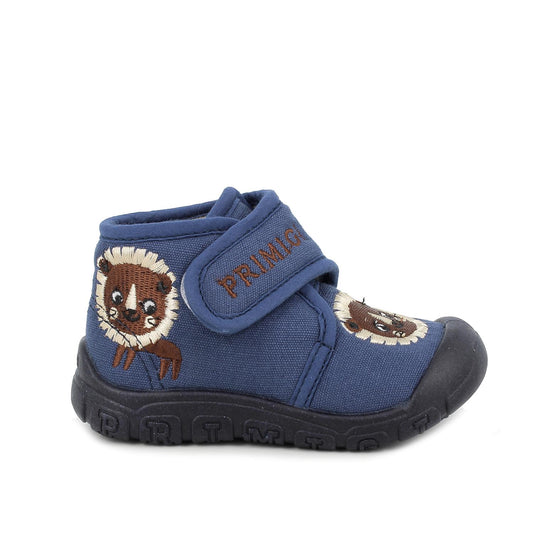 Pantofole primi passi da bambino navy
