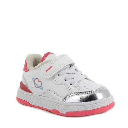Sneakers da bambina bianco