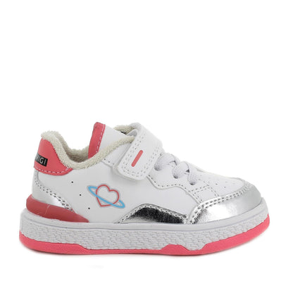 Sneakers da bambina bianco