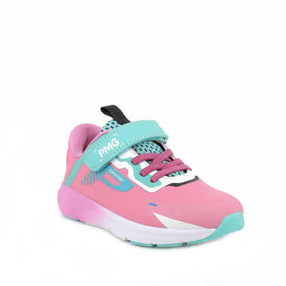 Sneakers da bambina rosa-giada