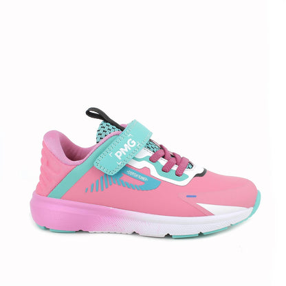 Sneakers da bambina rosa-giada