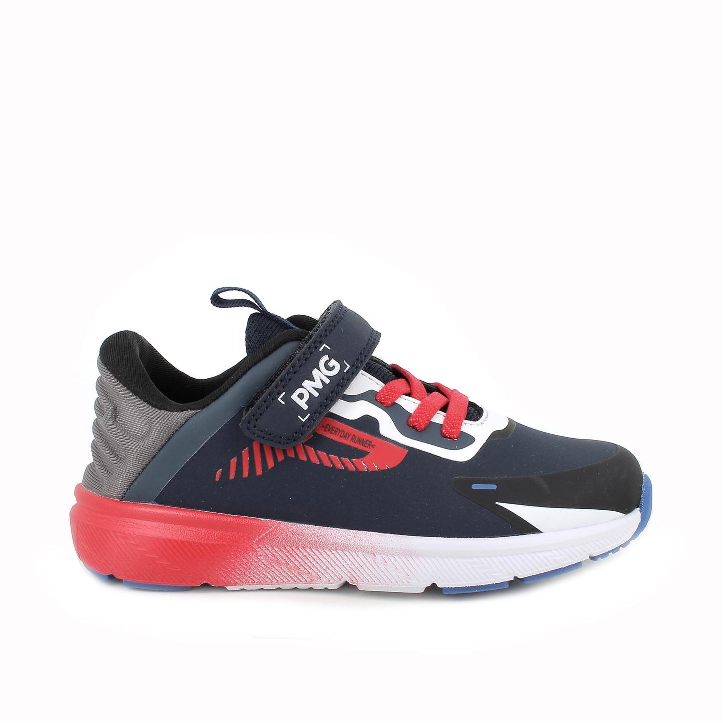 Sneakers da bambino navy-rosso