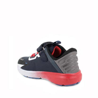 Sneakers da bambino navy-rosso