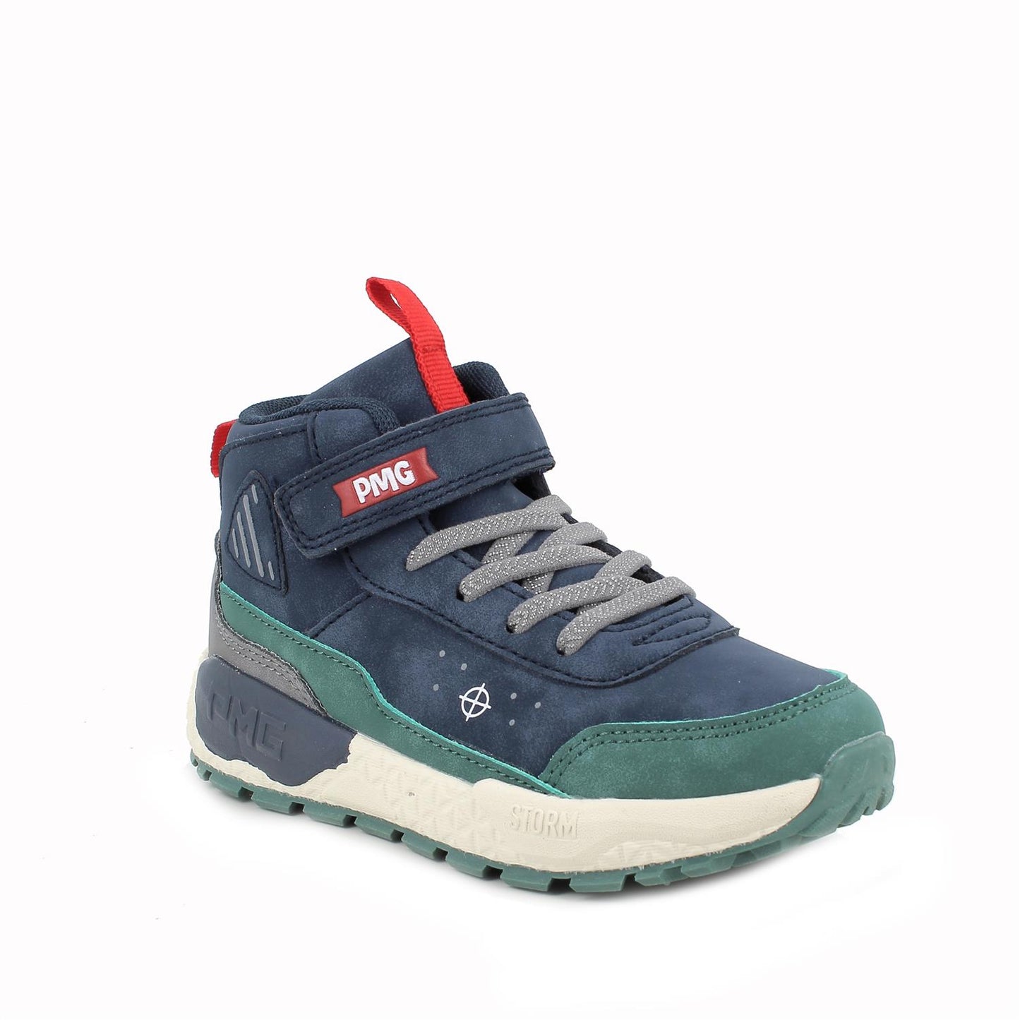Sneakers da bambino navy-verde