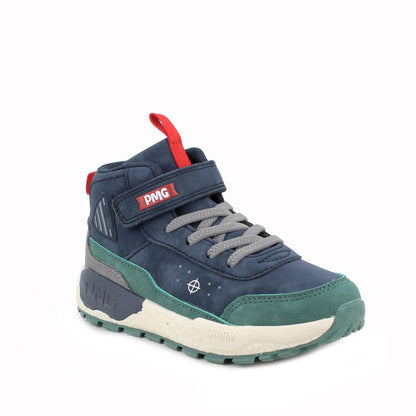 Sneakers da bambino navy-verde
