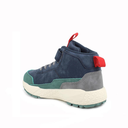 Sneakers da bambino navy-verde