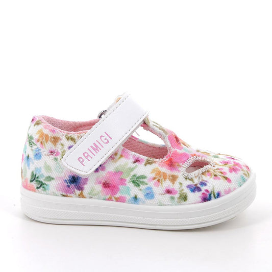 Scarpe da bambina bianco-rosa-fuxia