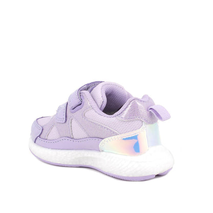 Sneakers da bambina ametista glitter