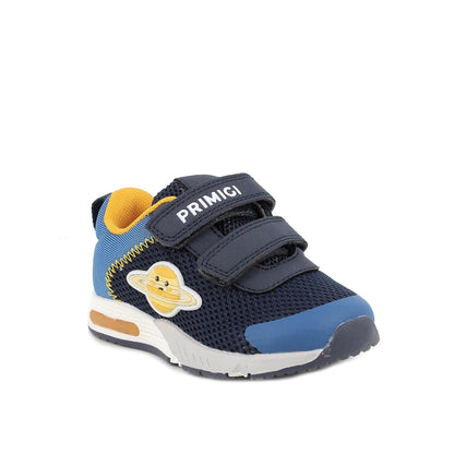 Sneakers da bambino blu con luci